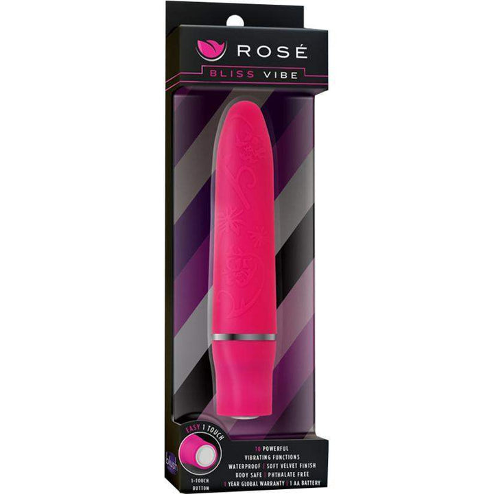 Rose - Bliss Vibe - Pink - The Dildo Hub