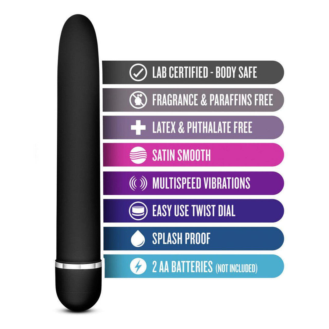 Rose Bullet Vibrator - Luxuriate - Black - The Dildo Hub