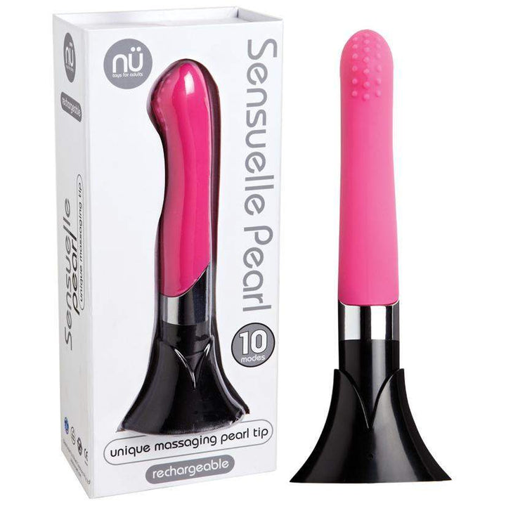 Sensuelle Pearl Rechargeable 10 function Vibrator-Pink - The Dildo Hub
