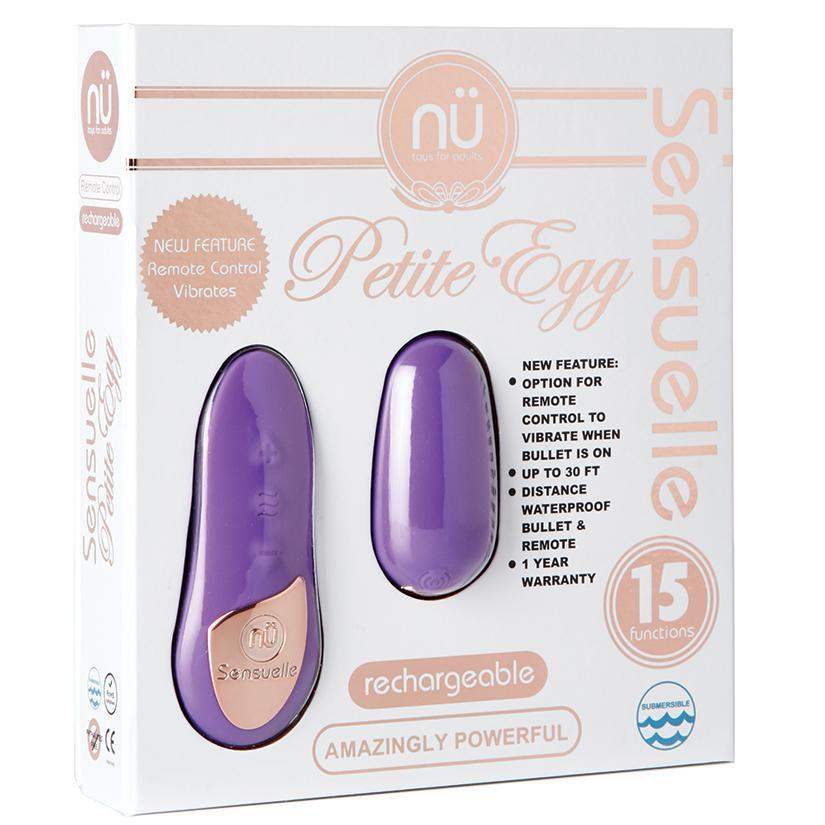 Sensuelle Petite Egg With Remote Control - Purple - The Dildo Hub