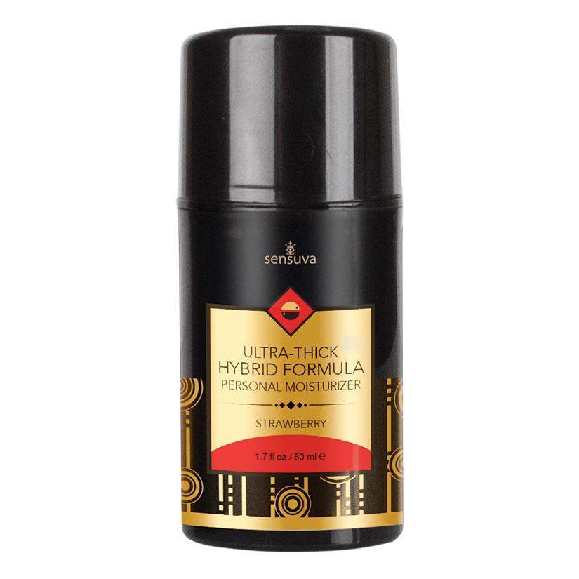 Sensuva Ultra-Thick Hybrid Personal Moisturizer-Strawberry 1.7oz - The Dildo Hub