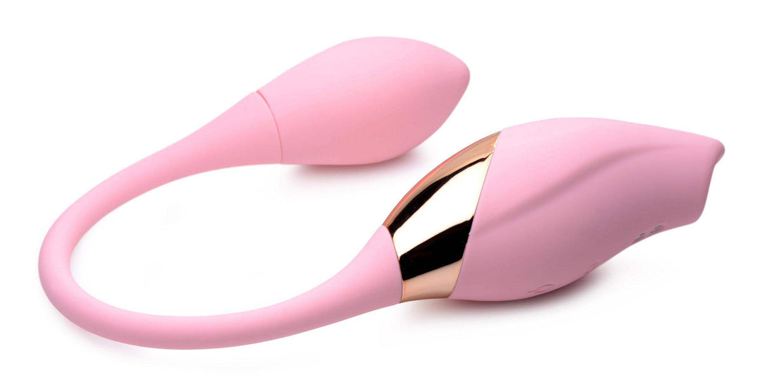 Shegasm 8X Tandem Plus Silicone Suction Clitoral Stimulator and Egg - The Dildo Hub