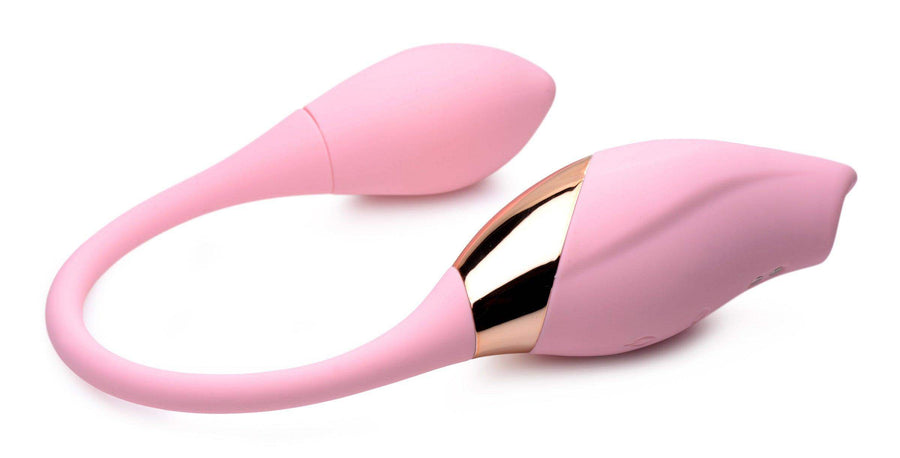 Shegasm 8X Tandem Plus Silicone Suction Clitoral Stimulator and Egg - The Dildo Hub