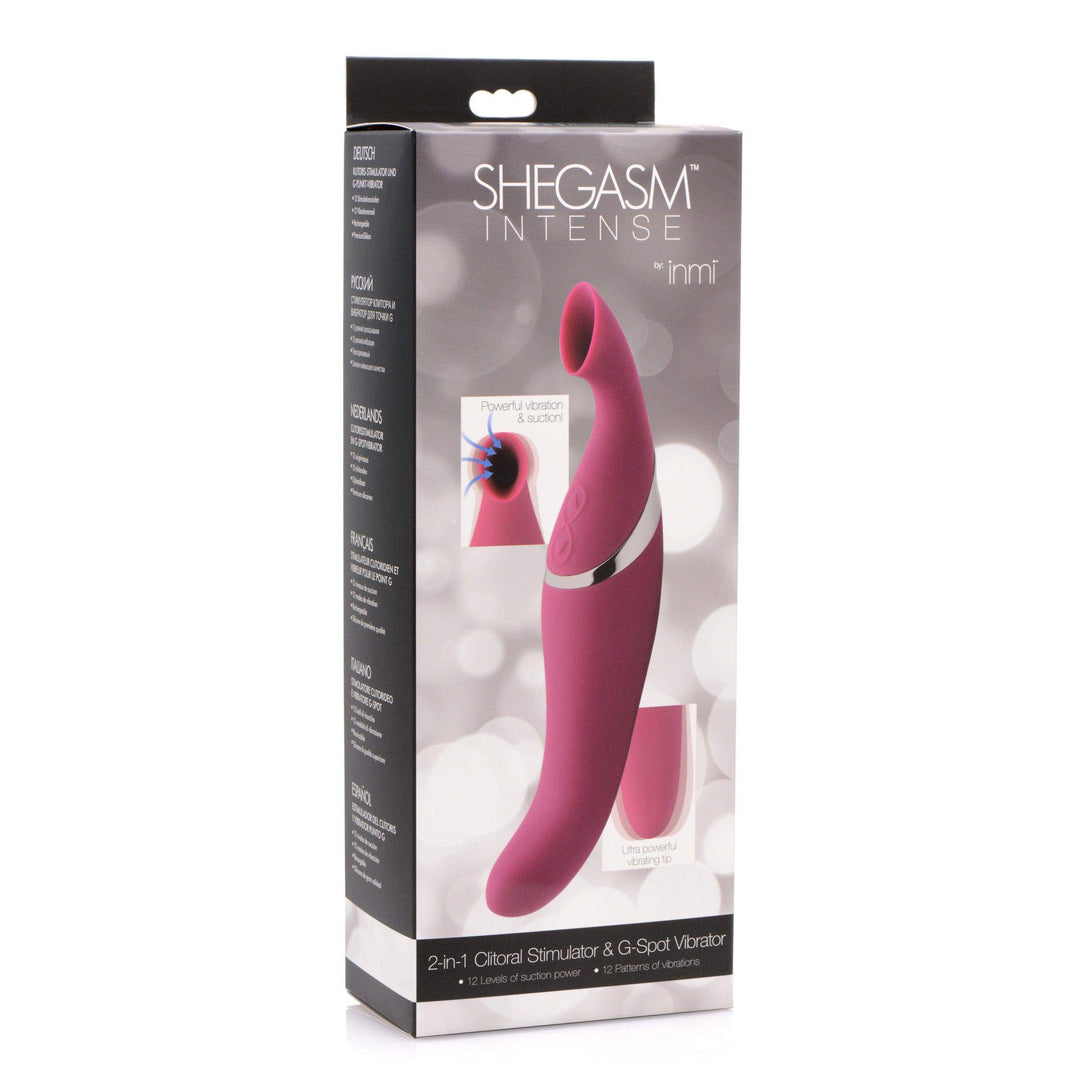 Shegasm Intense 2 in 1 Clit Stimulator - The Dildo Hub