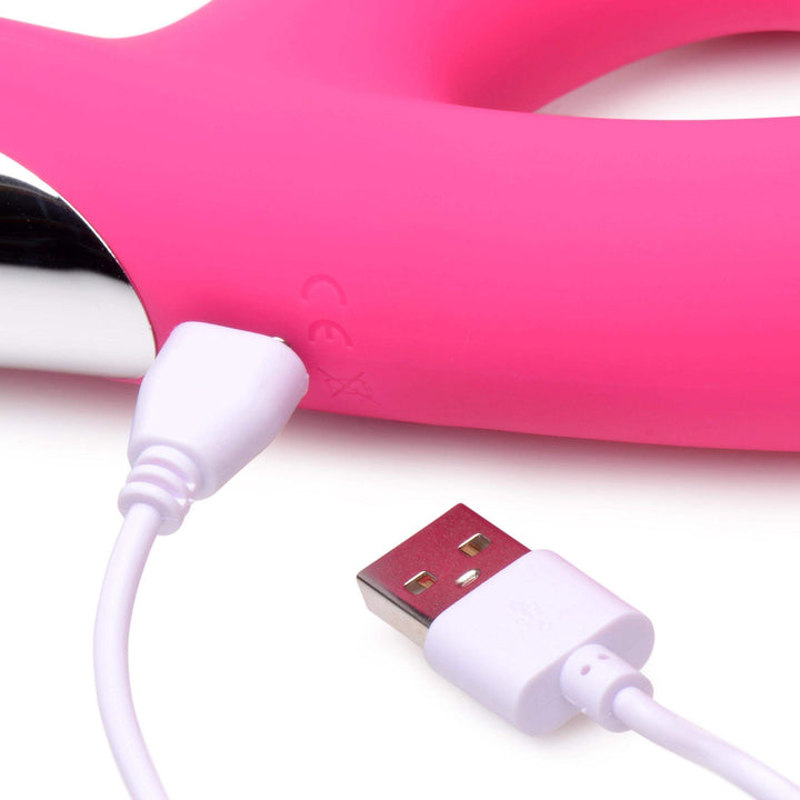 Shudders 30X Silicone Suction Rabbit Vibrator - The Dildo Hub