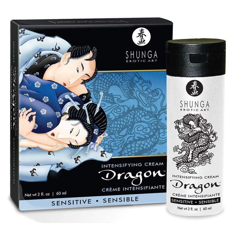 Shunga Intensifying Cream - Dragon - Sensitive - 2 Fl. Oz. - The Dildo Hub