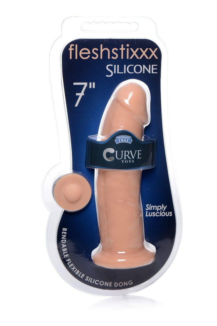 Silexpan Light Hypoallergenic Silicone Dildo - 7 Inch - The Dildo Hub