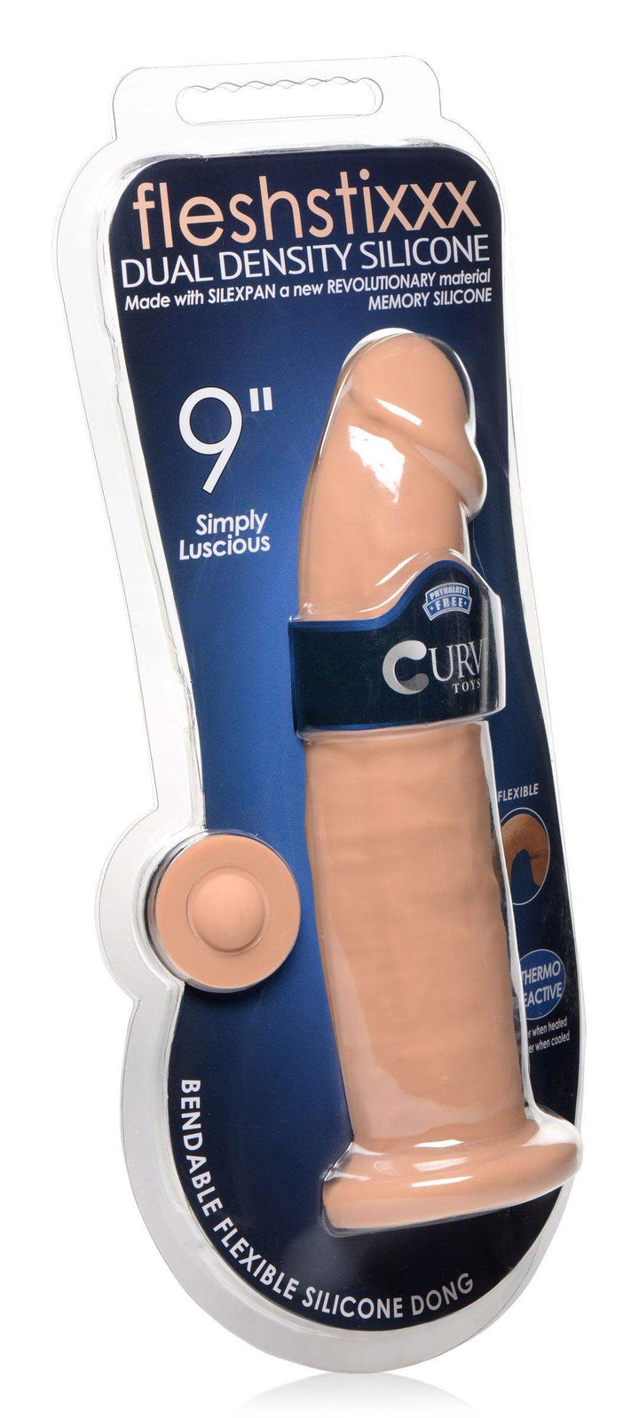Silexpan Medium Hypoallergenic Silicone Dildo - 9 Inch - The Dildo Hub