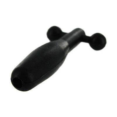 Silicone Cum-Thru Barbell Penis Plug - The Dildo Hub