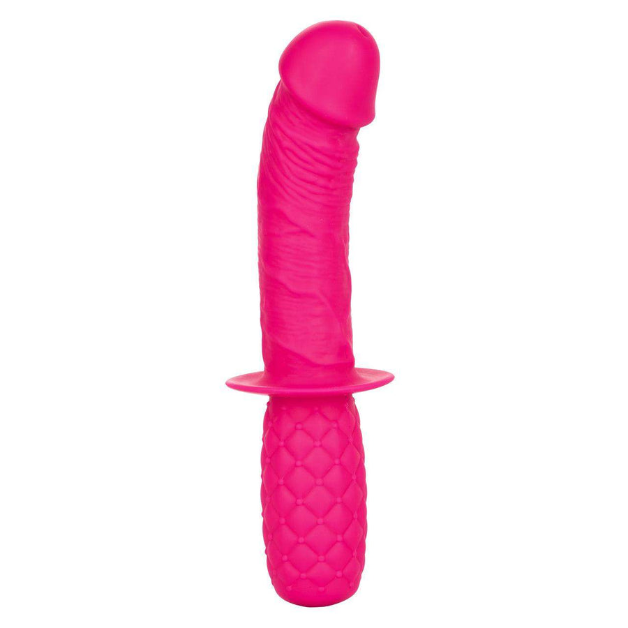 Silicone Grip Thruster - Pink | CalExotics - The Dildo Hub