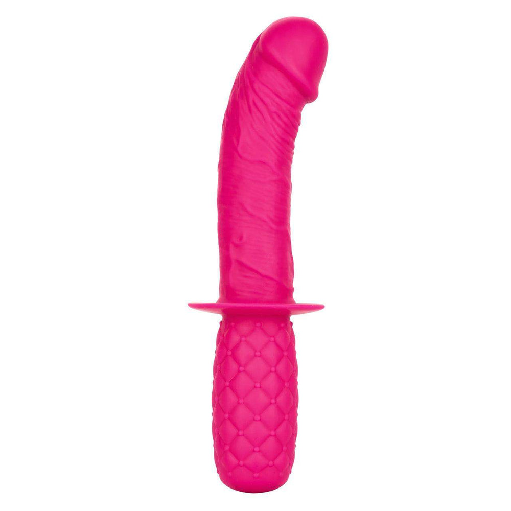 Silicone Grip Thruster - Pink | CalExotics - The Dildo Hub
