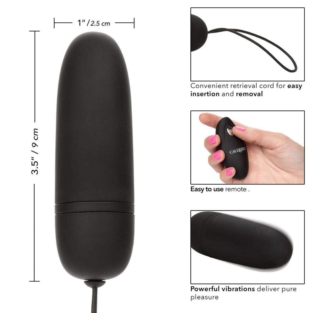 Silicone Remote Vibrating Bullet | CalExotics - The Dildo Hub