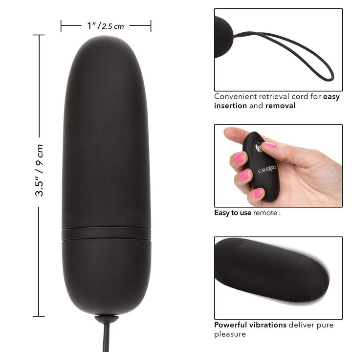 Silicone Remote Vibrating Bullet | CalExotics - The Dildo Hub