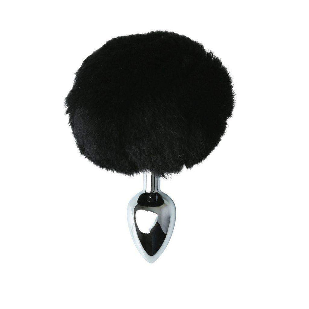 Sincerely Metal Bunny Butt Plug - Black - The Dildo Hub