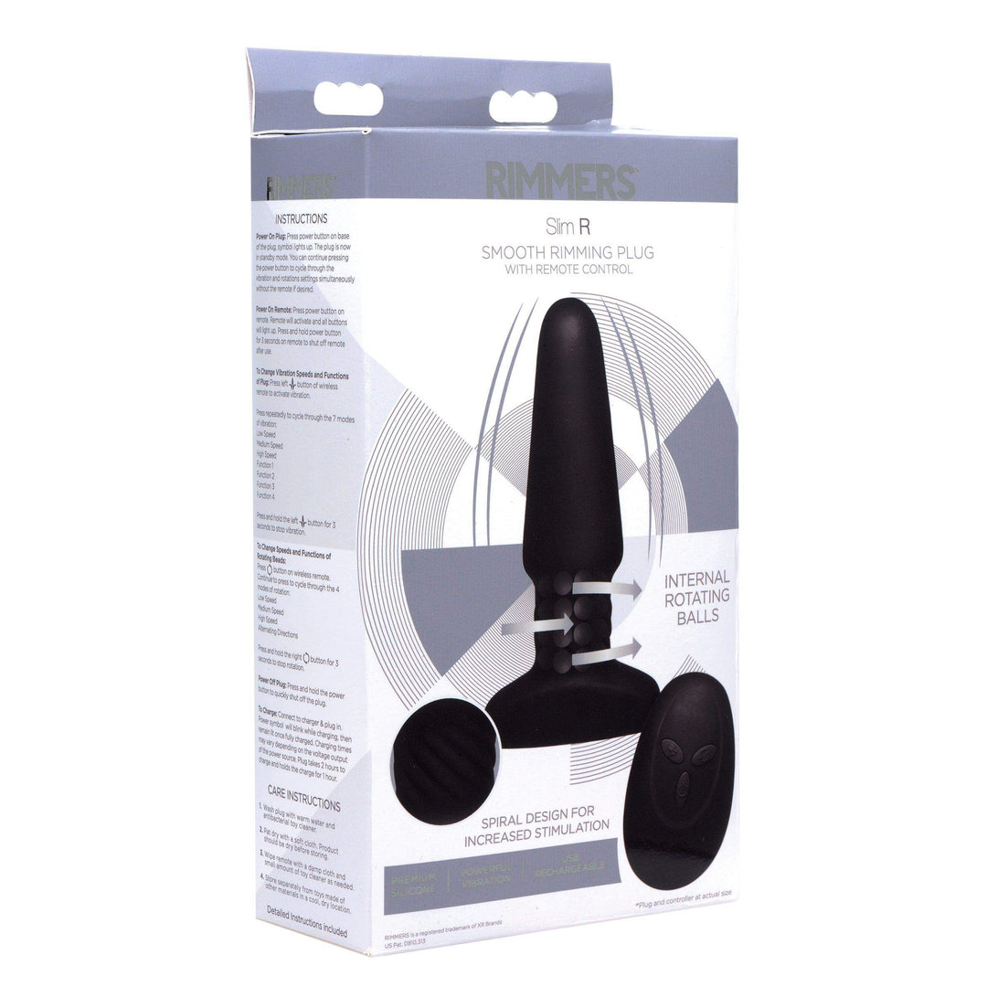 Slim R Smooth Rimming Plug With Remote Control - The Dildo Hub