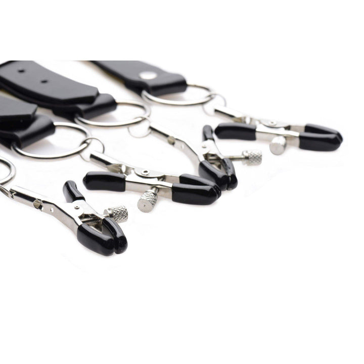 Spread Labia Spreader Straps with Clamps - The Dildo Hub