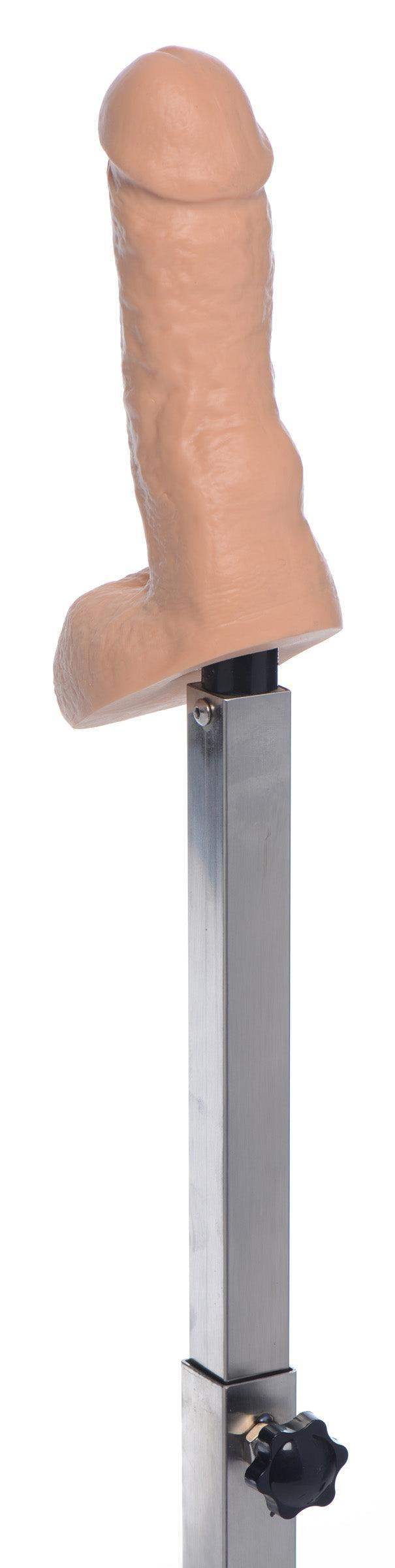 Squat Anal Impaler with Spreader Bar and Cuffs - The Dildo Hub