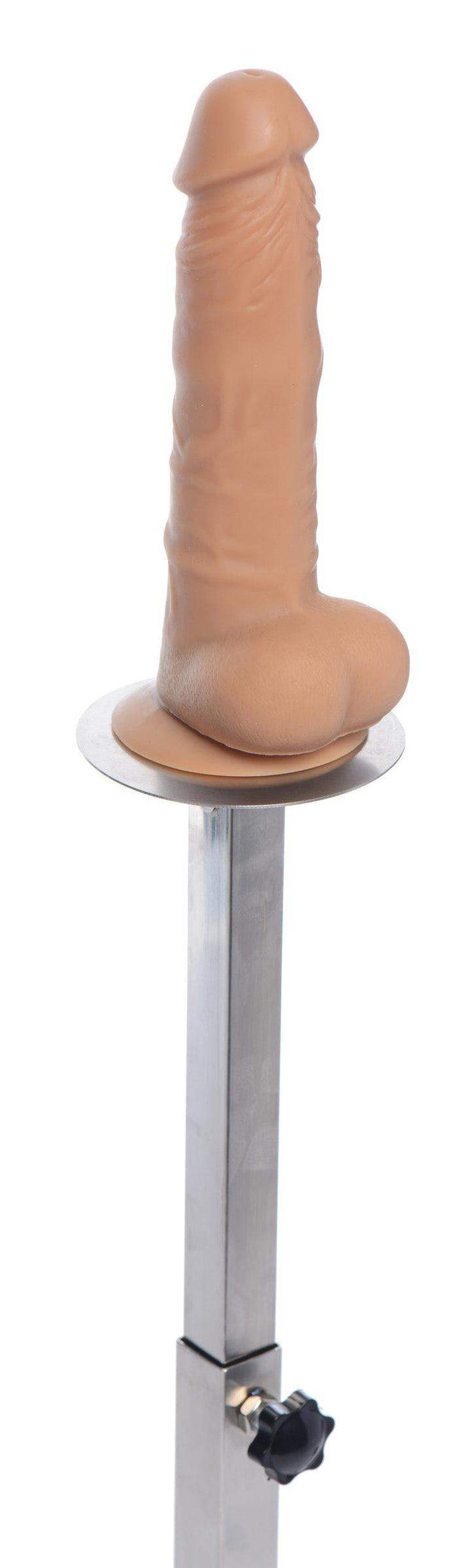 Squat Anal Impaler with Spreader Bar and Cuffs - The Dildo Hub