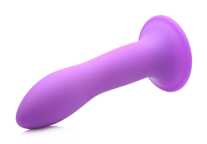 Squeezable Slender Dildo - Purple - The Dildo Hub