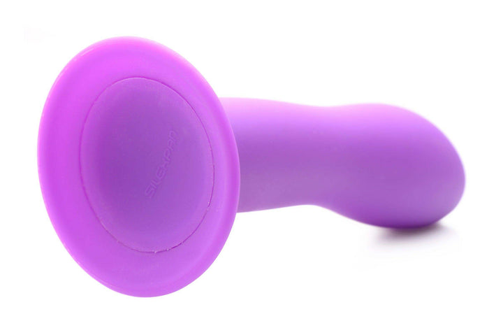 Squeezable Slender Dildo - Purple - The Dildo Hub
