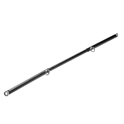 Black Steel Adjustable Spreader Bar LeatherR from Master Series