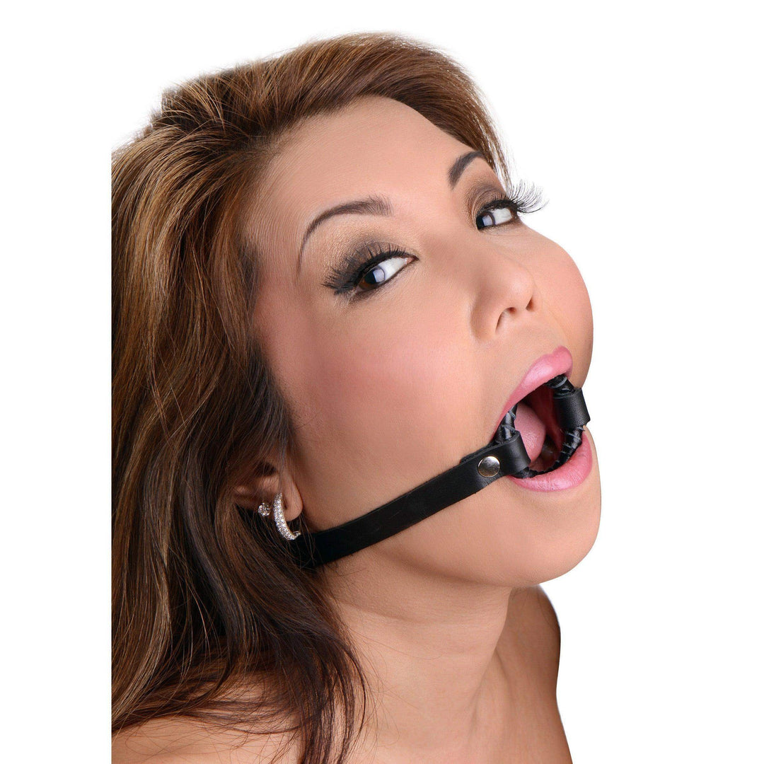 Strict Leather Ring Gag- - The Dildo Hub