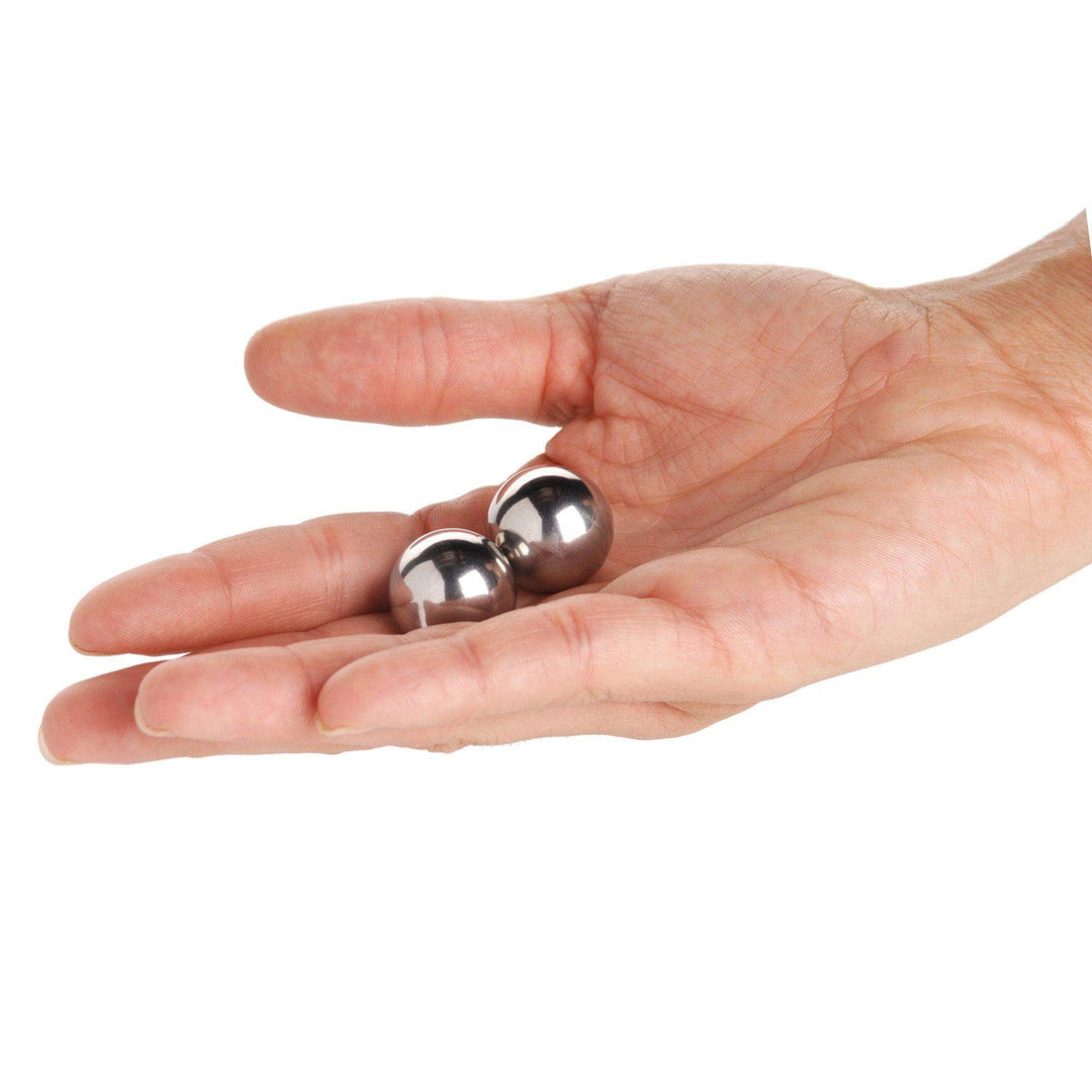 Stainless Steel Benwa Kegel Balls with Pouch - The Dildo Hub