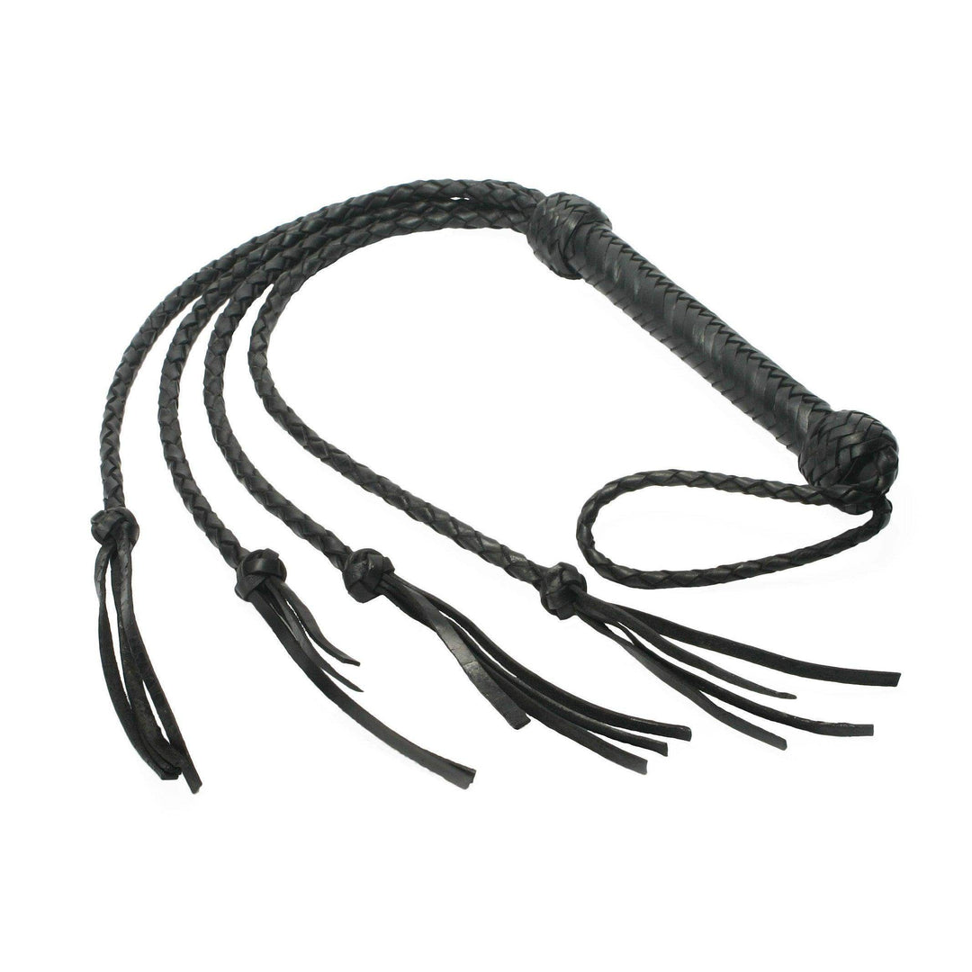 Strict Leather Four Lash Whip - The Dildo Hub