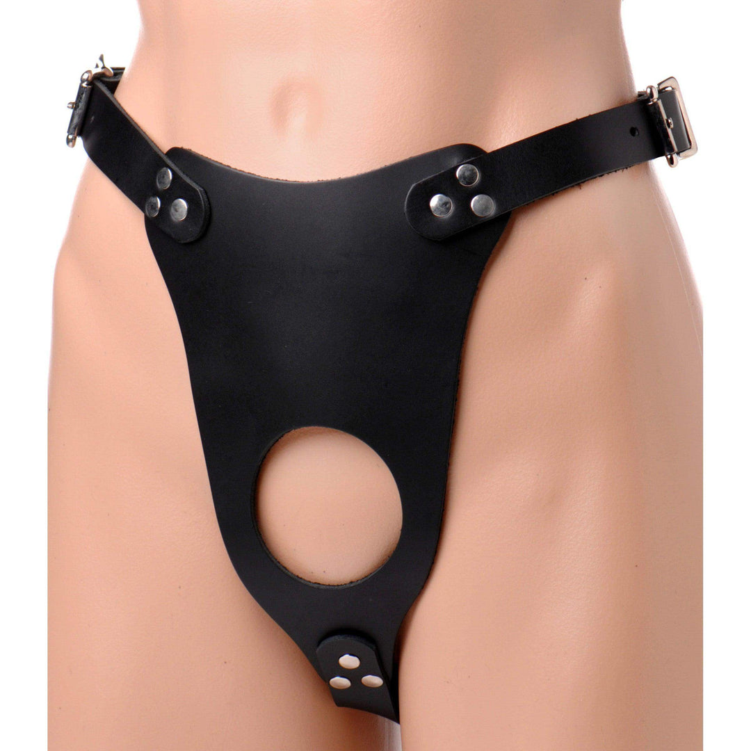 Strict Leather Huge Dildo Strap-on Harness - The Dildo Hub