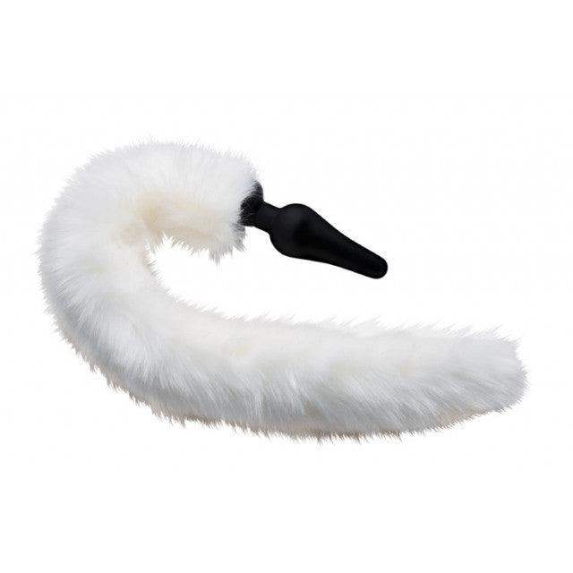 Tailz Fox Tail and Ears Set-White - The Dildo Hub