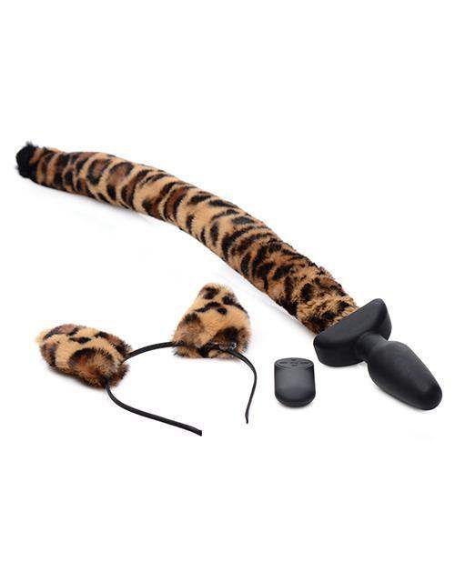Tailz Moving & Vibrating Tail and Ears-Leopard | Shop Tail Butt Plugs The Dildo Hub Tailz Moving & Vibrating Tail and Ears-Leopard | Shop Tail Butt Plugs The Dildo Hub