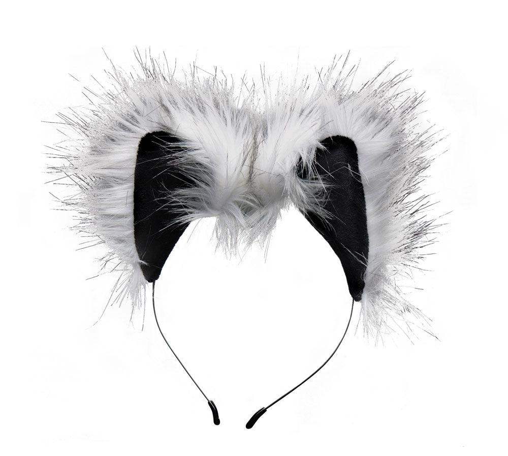 Tailz Wolf Tail and Ears Set-Grey - The Dildo Hub