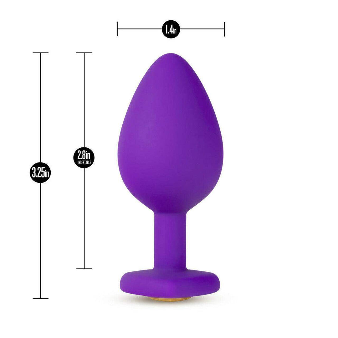 Temptasia Bling Plug-Medium Purple - The Dildo Hub