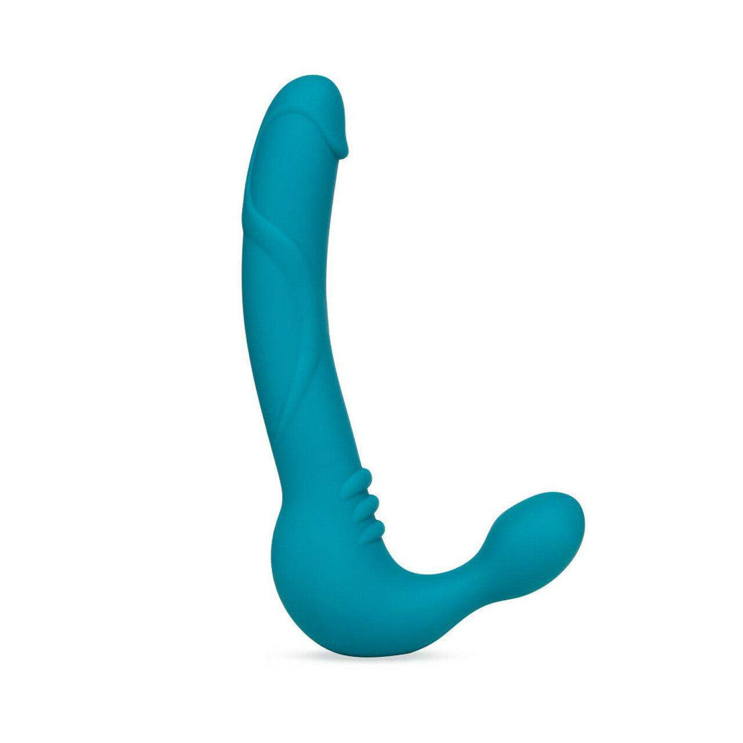 Temptasia Luna Strapless Silicone Dildo-Teal - The Dildo Hub