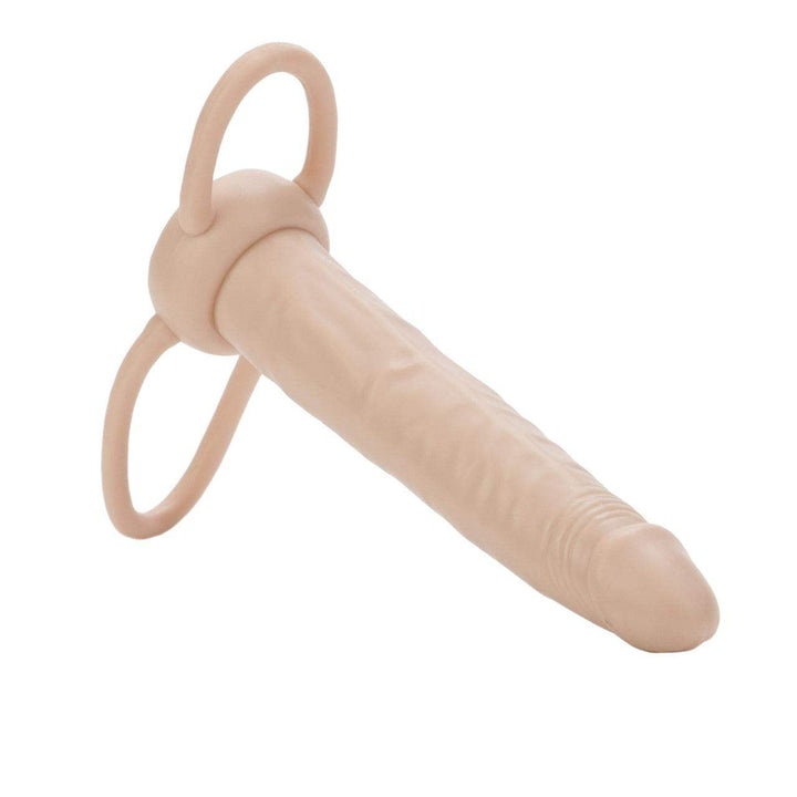 The Accommodator Dual Penetrator - Ivory | CalExotics - The Dildo Hub