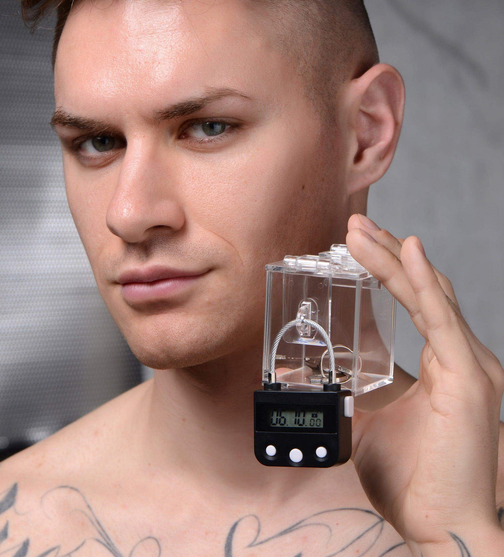 The Key Holder Deluxe Clear Case with Lock - The Dildo Hub