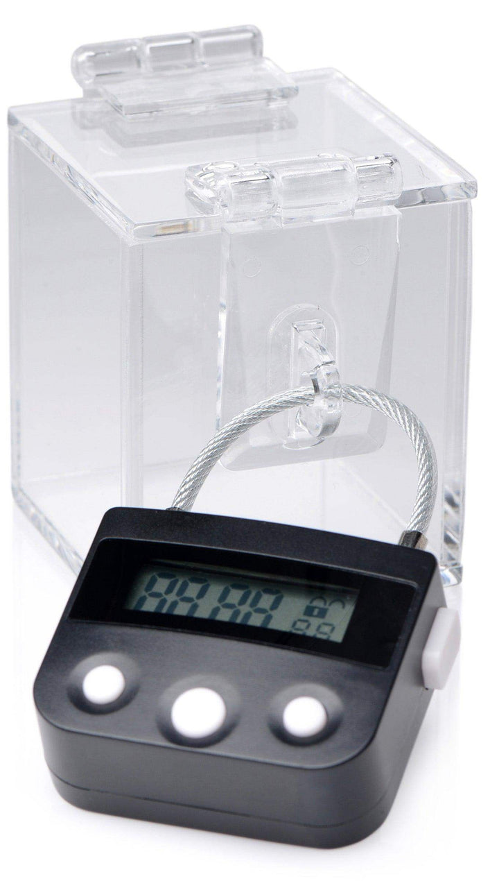 The Key Holder Deluxe Clear Case with Lock - The Dildo Hub