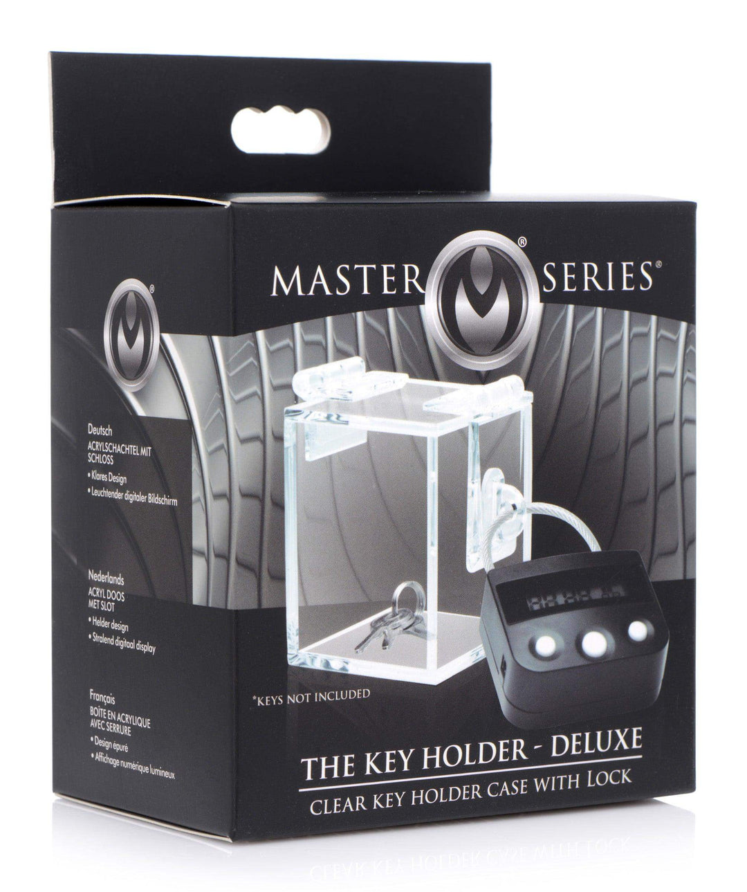 The Key Holder Deluxe Clear Case with Lock - The Dildo Hub