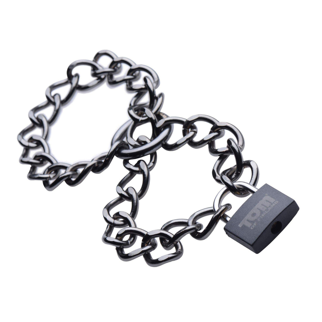 Tom of Finland Locking Chain Cuffs - The Dildo Hub