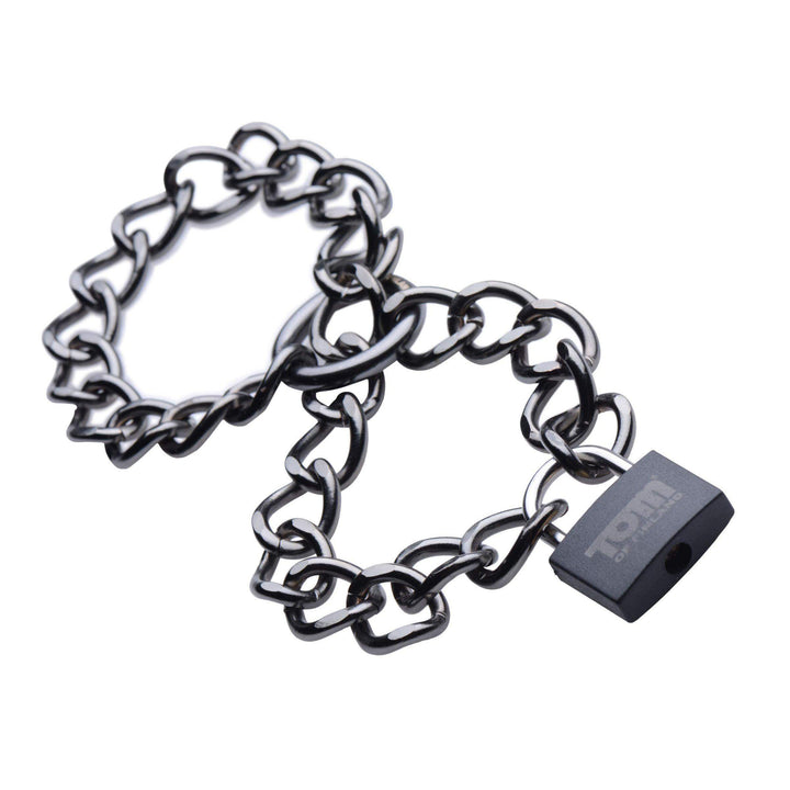 Tom of Finland Locking Chain Cuffs - The Dildo Hub