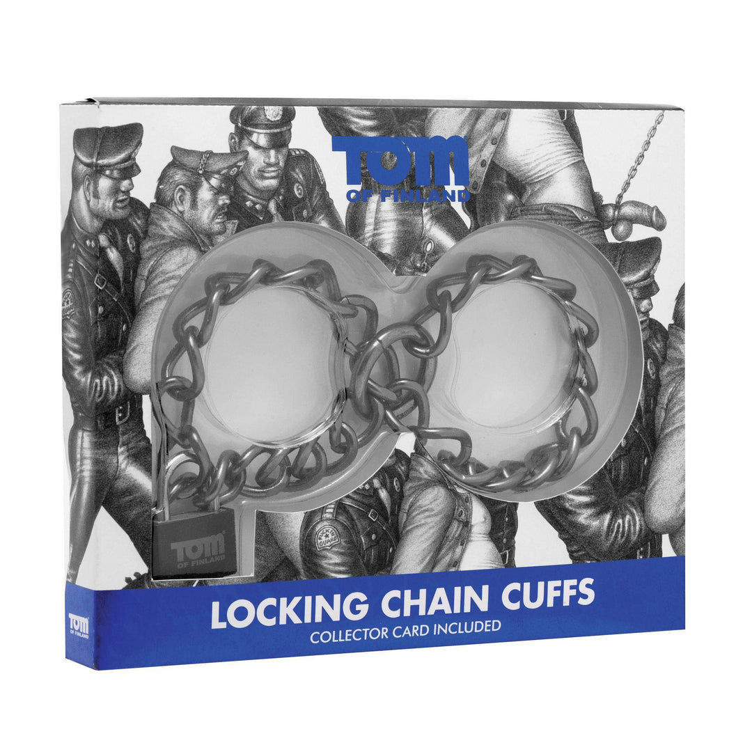Tom of Finland Locking Chain Cuffs - The Dildo Hub