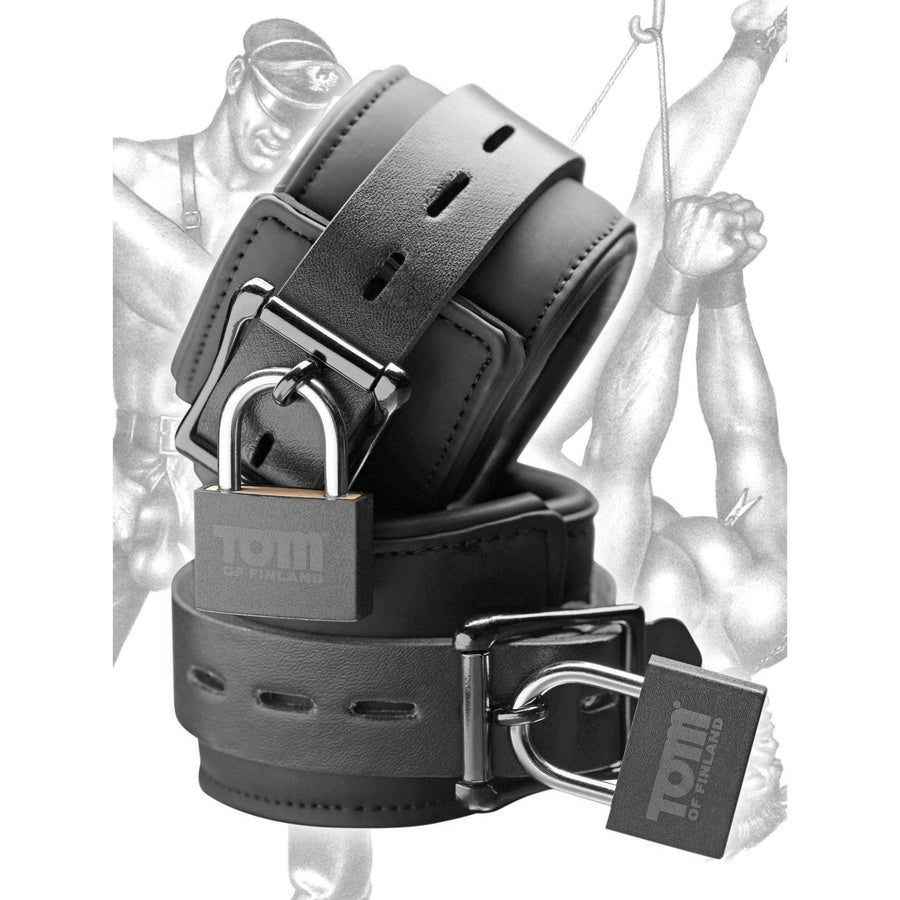 Tom of Finland Neoprene Wrist Cuffs - The Dildo Hub
