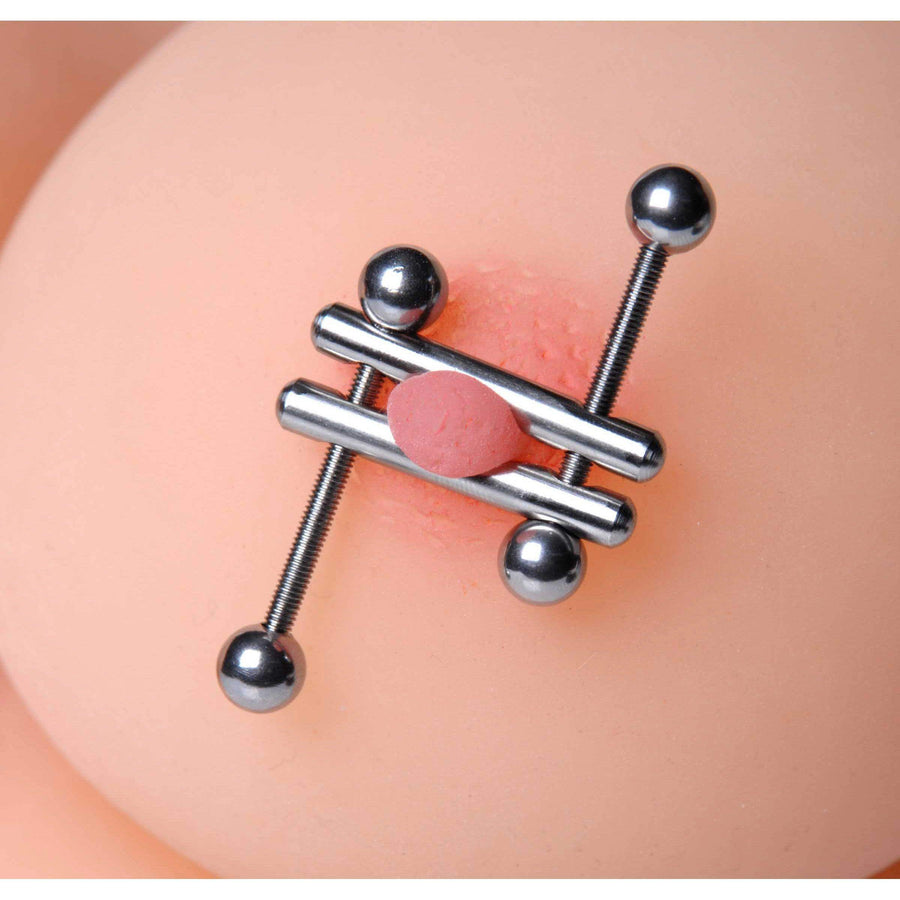 Twin Screws Nipple Press - The Dildo Hub