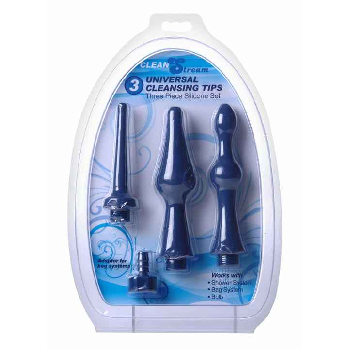 Universal 3 Piece Silicone Enema Attachment Set - The Dildo Hub