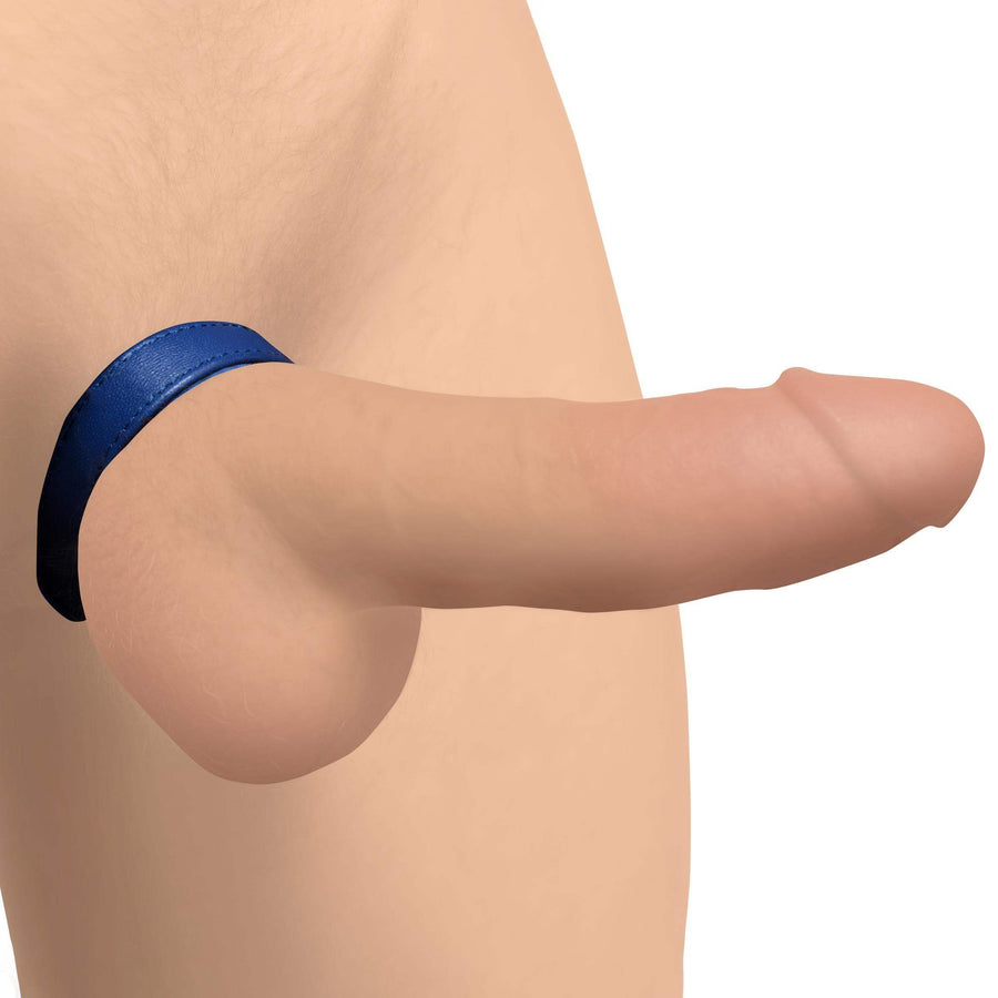 Velcro Leather Cock Ring - The Dildo Hub