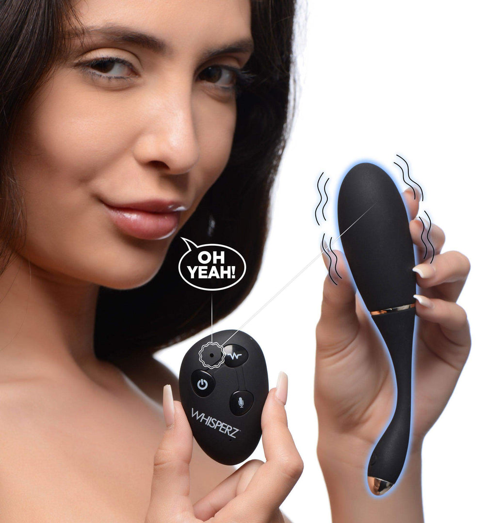 Voice Activated 10X Vibrating Egg with Remote Control - The Dildo Hub