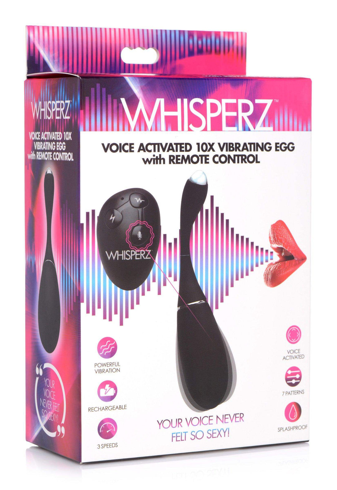 Voice Activated 10X Vibrating Egg with Remote Control - The Dildo Hub