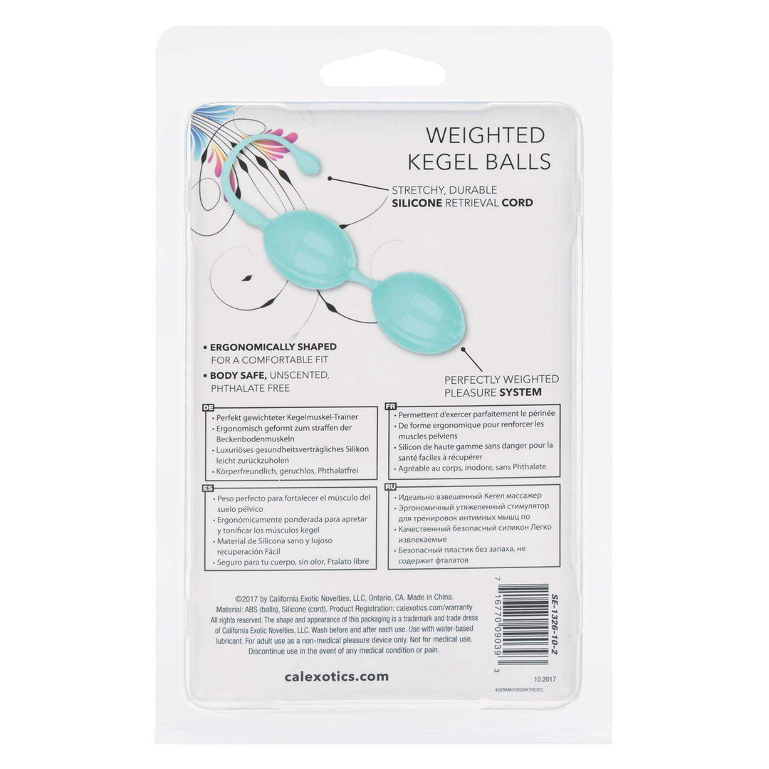 Weighted Kegel Balls - Teal | CalExotics - The Dildo Hub