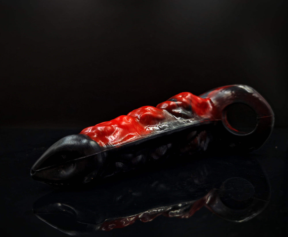 šŗ Wolf Shako Fantasy Cock Sheath & Penis Sleeve - The Dildo Hub