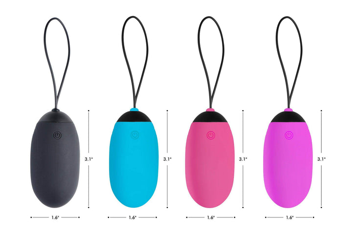 XL Silicone Vibrating Egg - Purple - The Dildo Hub